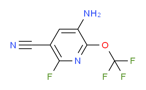 3-Amino-5-cyano-6-fluoro-2-(trifluoromethoxy)pyridine