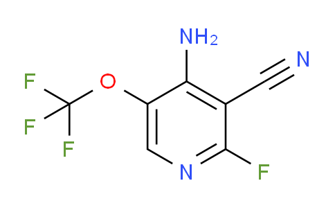 4-Amino-3-cyano-2-fluoro-5-(trifluoromethoxy)pyridine