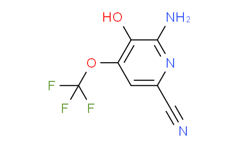 2-Amino-6-cyano-3-hydroxy-4-(trifluoromethoxy)pyridine