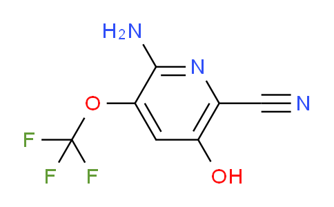 2-Amino-6-cyano-5-hydroxy-3-(trifluoromethoxy)pyridine