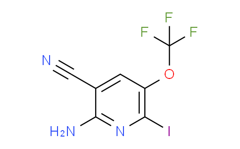 2-Amino-3-cyano-6-iodo-5-(trifluoromethoxy)pyridine