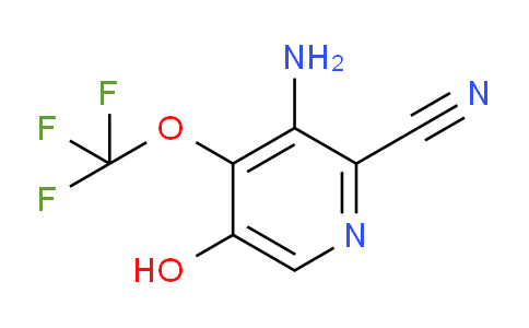3-Amino-2-cyano-5-hydroxy-4-(trifluoromethoxy)pyridine