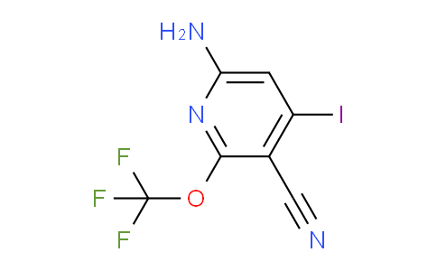6-Amino-3-cyano-4-iodo-2-(trifluoromethoxy)pyridine