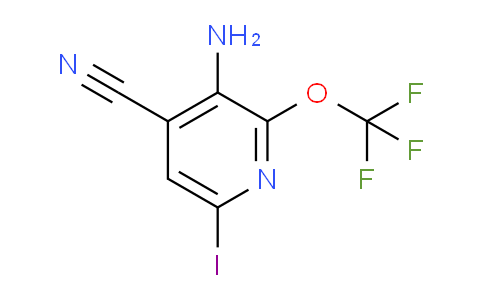3-Amino-4-cyano-6-iodo-2-(trifluoromethoxy)pyridine