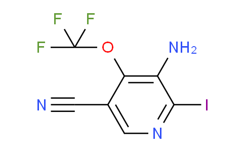 3-Amino-5-cyano-2-iodo-4-(trifluoromethoxy)pyridine