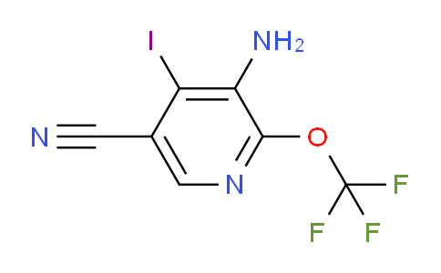 3-Amino-5-cyano-4-iodo-2-(trifluoromethoxy)pyridine