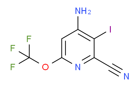 4-Amino-2-cyano-3-iodo-6-(trifluoromethoxy)pyridine