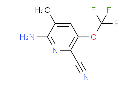 2-Amino-6-cyano-3-methyl-5-(trifluoromethoxy)pyridine