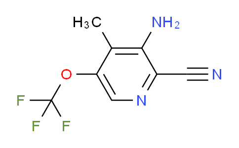 3-Amino-2-cyano-4-methyl-5-(trifluoromethoxy)pyridine