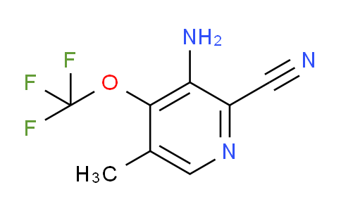 3-Amino-2-cyano-5-methyl-4-(trifluoromethoxy)pyridine