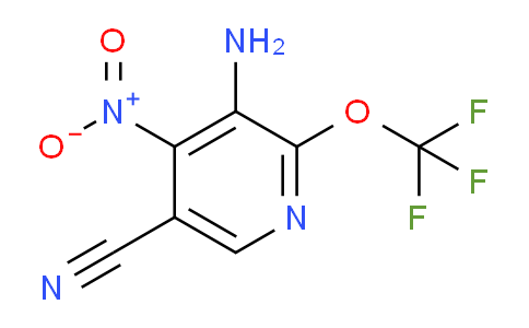 3-Amino-5-cyano-4-nitro-2-(trifluoromethoxy)pyridine