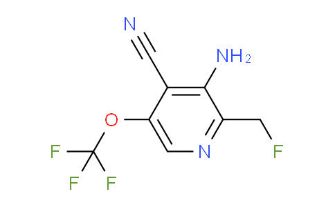 AM99670 | 1804374-97-7 | 3-Amino-4-cyano-2-(fluoromethyl)-5-(trifluoromethoxy)pyridine