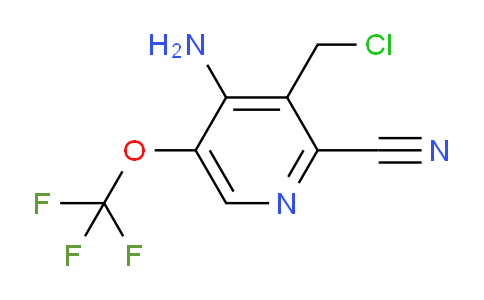 4-Amino-3-(chloromethyl)-2-cyano-5-(trifluoromethoxy)pyridine