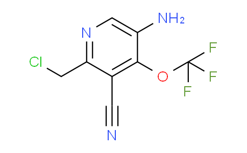 5-Amino-2-(chloromethyl)-3-cyano-4-(trifluoromethoxy)pyridine
