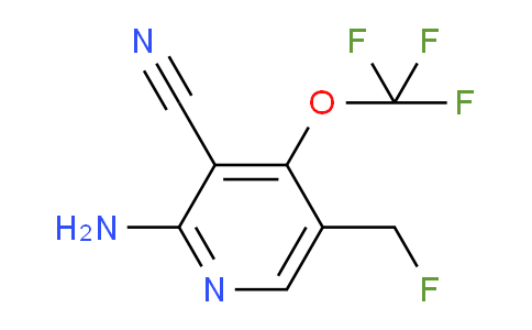 2-Amino-3-cyano-5-(fluoromethyl)-4-(trifluoromethoxy)pyridine