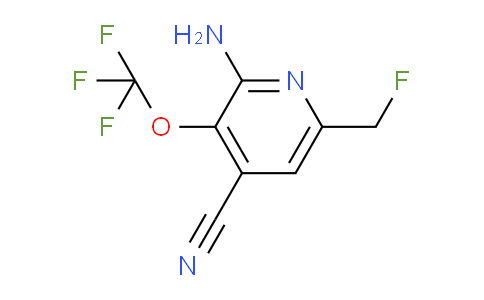 2-Amino-4-cyano-6-(fluoromethyl)-3-(trifluoromethoxy)pyridine
