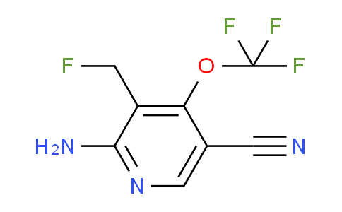 2-Amino-5-cyano-3-(fluoromethyl)-4-(trifluoromethoxy)pyridine