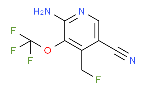 2-Amino-5-cyano-4-(fluoromethyl)-3-(trifluoromethoxy)pyridine