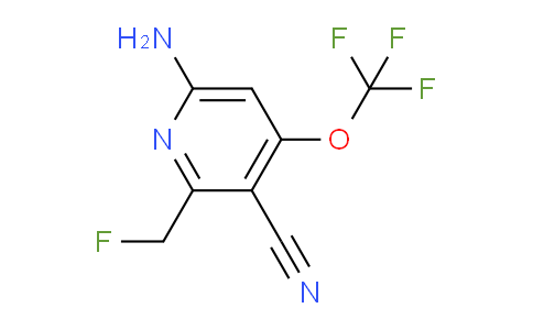 6-Amino-3-cyano-2-(fluoromethyl)-4-(trifluoromethoxy)pyridine