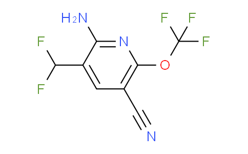 2-Amino-5-cyano-3-(difluoromethyl)-6-(trifluoromethoxy)pyridine