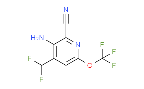 AM99718 | 1804023-31-1 | 3-Amino-2-cyano-4-(difluoromethyl)-6-(trifluoromethoxy)pyridine