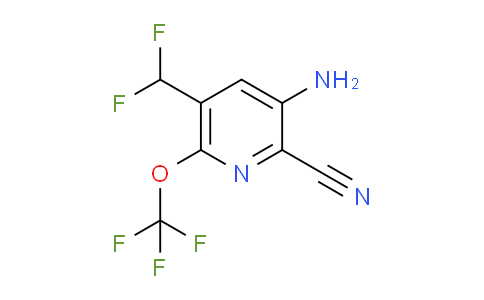 AM99719 | 1805986-86-0 | 3-Amino-2-cyano-5-(difluoromethyl)-6-(trifluoromethoxy)pyridine