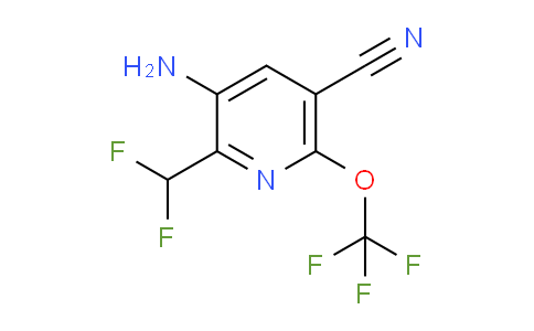 AM99722 | 1806179-72-5 | 3-Amino-5-cyano-2-(difluoromethyl)-6-(trifluoromethoxy)pyridine
