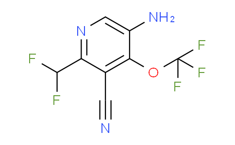5-Amino-3-cyano-2-(difluoromethyl)-4-(trifluoromethoxy)pyridine