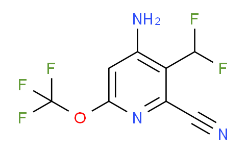 AM99725 | 1804585-31-6 | 4-Amino-2-cyano-3-(difluoromethyl)-6-(trifluoromethoxy)pyridine