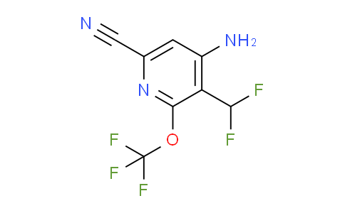 4-Amino-6-cyano-3-(difluoromethyl)-2-(trifluoromethoxy)pyridine