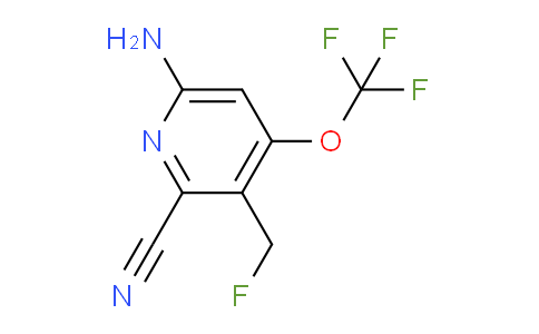 6-Amino-2-cyano-3-(fluoromethyl)-4-(trifluoromethoxy)pyridine