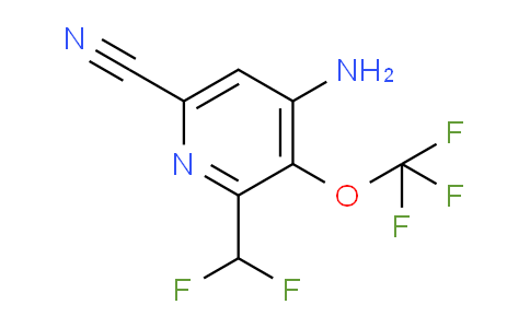 4-Amino-6-cyano-2-(difluoromethyl)-3-(trifluoromethoxy)pyridine