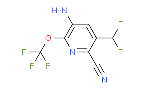 AM99734 | 1805986-94-0 | 5-Amino-2-cyano-3-(difluoromethyl)-6-(trifluoromethoxy)pyridine