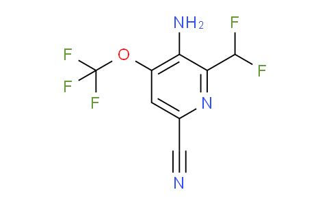 AM99736 | 1806144-56-8 | 3-Amino-6-cyano-2-(difluoromethyl)-4-(trifluoromethoxy)pyridine