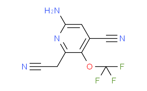 6-Amino-4-cyano-3-(trifluoromethoxy)pyridine-2-acetonitrile