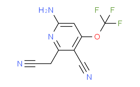 6-Amino-3-cyano-4-(trifluoromethoxy)pyridine-2-acetonitrile