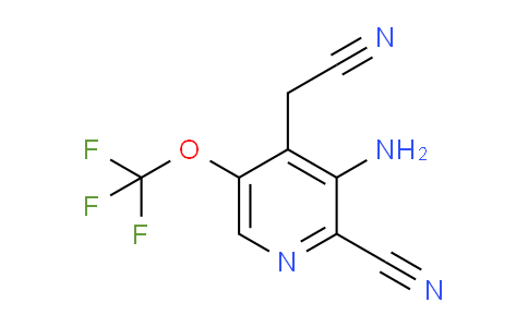 AM99785 | 1806000-56-5 | 3-Amino-2-cyano-5-(trifluoromethoxy)pyridine-4-acetonitrile