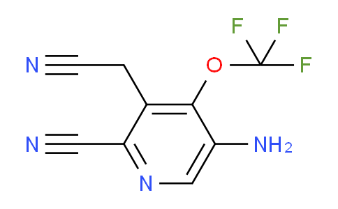 5-Amino-2-cyano-4-(trifluoromethoxy)pyridine-3-acetonitrile