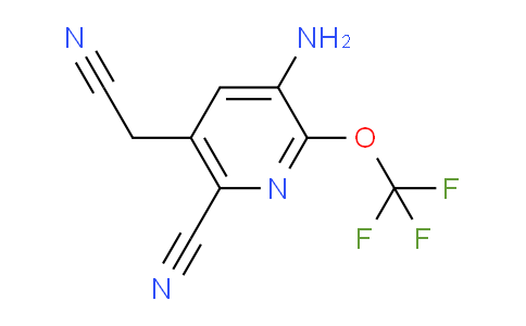 3-Amino-6-cyano-2-(trifluoromethoxy)pyridine-5-acetonitrile