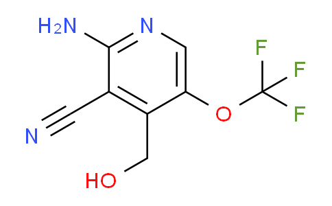 2-Amino-3-cyano-5-(trifluoromethoxy)pyridine-4-methanol