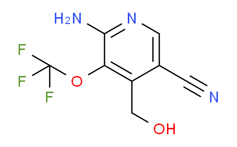 2-Amino-5-cyano-3-(trifluoromethoxy)pyridine-4-methanol