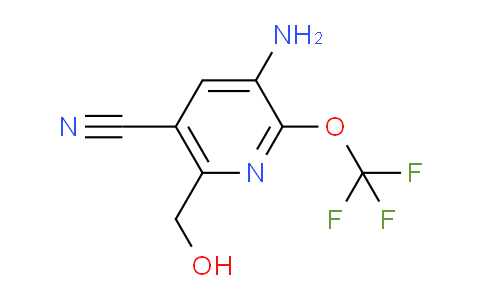 3-Amino-5-cyano-2-(trifluoromethoxy)pyridine-6-methanol