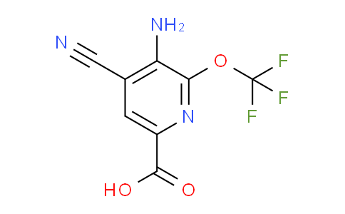 3-Amino-4-cyano-2-(trifluoromethoxy)pyridine-6-carboxylic acid