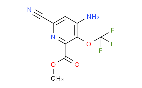 Methyl 4-amino-6-cyano-3-(trifluoromethoxy)pyridine-2-carboxylate