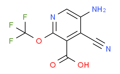 5-Amino-4-cyano-2-(trifluoromethoxy)pyridine-3-carboxylic acid