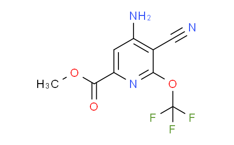 Methyl 4-amino-3-cyano-2-(trifluoromethoxy)pyridine-6-carboxylate