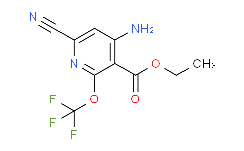 Ethyl 4-amino-6-cyano-2-(trifluoromethoxy)pyridine-3-carboxylate