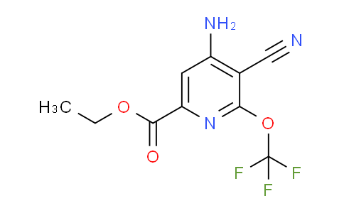 Ethyl 4-amino-3-cyano-2-(trifluoromethoxy)pyridine-6-carboxylate