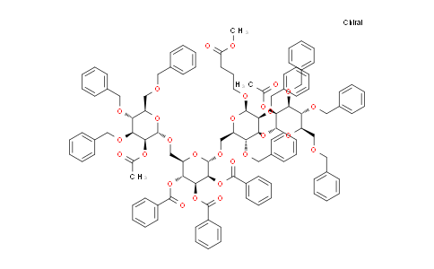 ASS11926 | 1233475-58-5 | Butanoic acid, 4-[[O-2-O-acetyl-3,4,6-tris-O-(phenylmethyl)-α-D-mannopyranosyl-(1→6)-O-2,3,4-tri-O-benzoyl-α-D-mannopyranosyl-(1→6)-O-[2-O-acetyl-3,4,6-tris-O-(phenylmethyl)-α-D-mannopyranosyl-(1→3)]-2,4-bis-O-(phenylmethyl)-β-D-mannopyranosyl]oxy]-, methyl ester