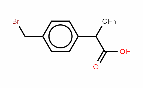 2-((4-Bromomethyl)phenyl)propanic acid
